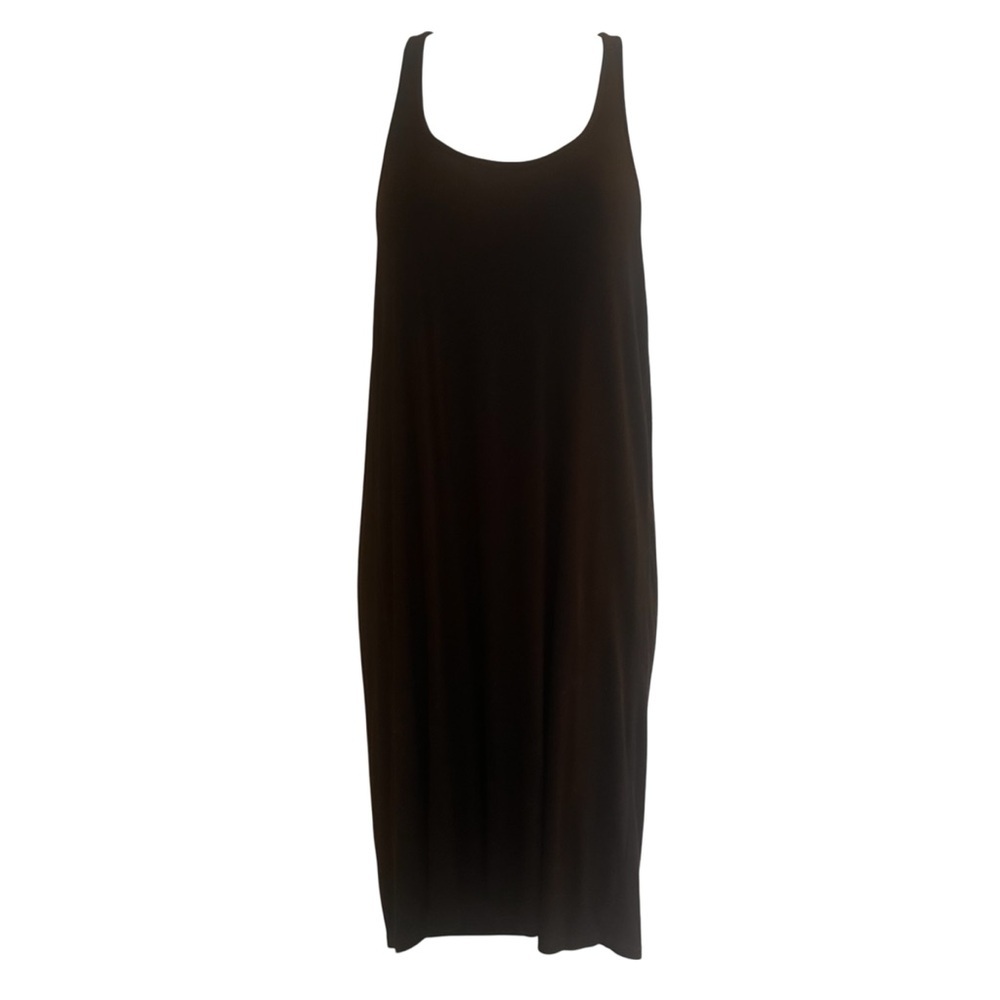 Splendid Women’s Black Ribbed Knit Dress T-back Small